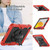 iPad 2025 / 2022 Silicone + PC Full Body Protection Tablet Case - Red