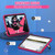 iPad 2025 / 2022 Silicone + PC Shockproof Protective Tablet Case - Black Pink