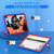iPad 2025 / 2022 Silicone + PC Shockproof Protective Tablet Case - Blue+Red