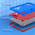 iPad 2025 / 2022 Silicone + PC Shockproof Protective Tablet Case - Blue+Red