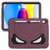 iPad 2025 / 2022 Silicone + PC Shockproof Protective Tablet Case - Plum Black