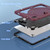 iPad 2025 / 2022 Silicone + PC Shockproof Protective Tablet Case - Plum Black