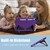 iPad 2025 / 2022 Silicone + PC Shockproof Protective Tablet Case - Purple+Black