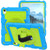 iPad 2025 / 2022 Silicone Hybrid PC Shockproof Tablet Case with Shoulder Strap - Bluish-Green