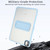 iPad 2025 / 2022 Skin Feel Holder PC Hybrid TPU Tablet Case - Light Blue
