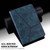 iPad 2025 / 2022 Solid Color Embossed Striped Leather Tablet Case - Blue
