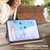 iPad 2025 / 2022 Solid Color Embossed Striped Leather Tablet Case - Brown