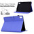 iPad 2025 / 2022 Solid Color Fiber Texture Smart Tablet Leather Case - Purple