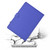 iPad 2025 / 2022 Solid Color Fiber Texture Smart Tablet Leather Case - Purple