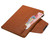iPad 2025 / 2022 Solid Color Metal Buckle Leather Smart Tablet Case - Brown