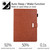 iPad 2025 / 2022 Solid Color Small Metal Buckle Leather Smart Tablet Case - Brown