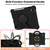 iPad 2025 / 2022 Spider King Silicone Protective Tablet Case - Black