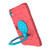 iPad 2025 / 2022 Spider Turntable Handle Stress Relief Tablet Case - Red Blue