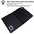 iPad 2025 / 2022 Suede Cross Texture Magnetic Clasp Leather Tablet Case - Black