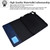 iPad 2025 / 2022 Suede Cross Texture Magnetic Clasp Leather Tablet Case - Blue