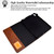 iPad 2025 / 2022 Suede Cross Texture Magnetic Clasp Leather Tablet Case - Brown