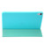 iPad 2025 / 2022 Three-folding Holder Honeycomb Silicone + PU Smart Leather Tablet Case - Mint Green