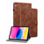iPad 2025 / 2022 Tiger Pattern Flip Leather Tablet Case - Brown