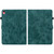 iPad 2025 / 2022 Tiger Pattern Flip Leather Tablet Case - Dark Green