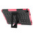 iPad 2025 / 2022 Tire Texture TPU + PC Tablet Case with Holder - Pink
