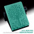 iPad 2025 / 2022 Tree & Deer Embossed Leather Tablet Case - Green
