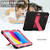 iPad 2025 / 2022 Two-Color Robot Shockproof Silicone + PC Protective Tablet Case - Black + Rose Red iPad 2025 / 2022 Two-Color Robot Shockproof Silicone + PC Protective Tablet Case - Black + Rose Red