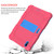 iPad 2025 / 2022 Two-Color Robot Shockproof Silicone + PC Protective Tablet Case - Rose Red + Blue