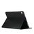 iPad 2025 / 2022 Voltage Elastic Leather TPU Protective Case with Holder - Black