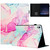 iPad 2025 / 2024 Marble Litchi Leather Smart Tablet Case - Pink
