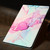 iPad 2025 / 2024 Marble Litchi Leather Smart Tablet Case - Pink