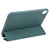 iPad mini 7 (2024) / mini 6 (2021) 3-folding TPU Horizontal Flip Leather Tablet Case with Holder - Deep Green