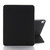 iPad mini 7 (2024) / mini 6 (2021) Back Sticker Skin Feel Horizontal Flip Leather Tablet Case with Tri-fold Holder - Black