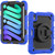 iPad mini 7 (2024) / mini 6 (2021) Bracelet Holder Silicone + PC Tablet Case - Blue