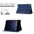 iPad mini 7 (2024) / mini 6 (2021) Building Blocks Embossed Leather Smart Tablet Case - Blue