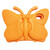 iPad mini 7 (2024) / mini 6 (2021) Butterfly Bracket EVA Shockproof Tablet Case - Orange