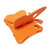 iPad mini 7 (2024) / mini 6 (2021) Butterfly Bracket EVA Shockproof Tablet Case - Orange