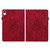 iPad mini 7 (2024) / mini 6 (2021) Butterfly Flower Embossed Leather Tablet Case - Red