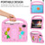 iPad mini 7 (2024) / mini 6 (2021) Cartoon Sparrow EVA Shockproof Tablet Case - Pink