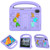 iPad mini 7 (2024) / mini 6 (2021) Cartoon Sparrow EVA Shockproof Tablet Case - Taro Purple