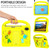 iPad mini 7 (2024) / mini 6 (2021) Cartoon Sparrow EVA Shockproof Tablet Case - Yellow