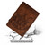 iPad mini 7 (2024) / mini 6 (2021) Cats Embossed Leather Smart Tablet Case - Brown