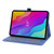 iPad mini 7 (2024) / mini 6 (2021) Cloth Teature Leather Tablet Case with Holder & Card Slot - Blue