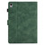 iPad mini 7 (2024) / mini 6 (2021) Coconut Tree Embossed Smart Leather Tablet Case - Green