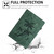 iPad mini 7 (2024) / mini 6 (2021) Coconut Tree Embossed Smart Leather Tablet Case - Green
