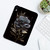iPad mini 7 (2024) / mini 6 (2021) Color Painting Pattern Smart Tablet TPU Case - Black Rose