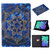 iPad mini 7 (2024) / mini 6 (2021) Coloured Drawing Pattern Horizontal Flip Leather Tablet Case with Holder & Card Slot & Sleep / Wake-up Function - Blue Mandala