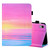 iPad mini 7 (2024) / mini 6 (2021) Coloured Drawing Stitching Horizontal Flip Leather Tablet Case with Holder & Card Slot & Sleep / Wake-up Function - Sunrise