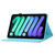 iPad mini 7 (2024) / mini 6 (2021) Coloured Drawing Stitching Horizontal Flip Leather Tablet Case with Holder & Card Slot & Sleep / Wake-up Function - Sunrise