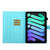 iPad mini 7 (2024) / mini 6 (2021) Coloured Drawing Stitching Horizontal Flip Leather Tablet Case with Holder & Card Slot & Sleep / Wake-up Function - Sunrise