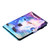 iPad mini 7 (2024) / mini 6 (2021) Coloured Drawing Stitching Horizontal Flip Leather Tablet Case with Holder & Card Slot & Sleep / Wake-up Function - Wolf